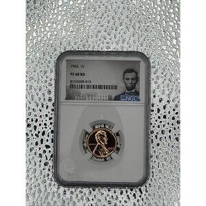 1962 Lincoln Proof Memorial Cent 1c | NGC PF 68 RD | Red Flashy Surfaces!